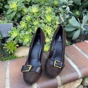 Bakers suede high heels
